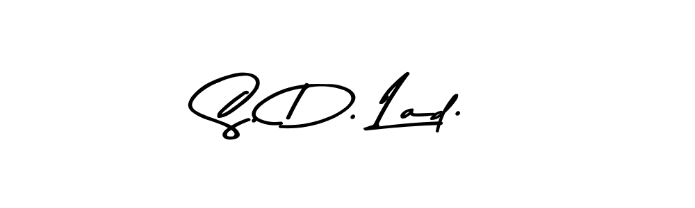 How to Draw S. D. Lad. signature style? Asem Kandis PERSONAL USE is a latest design signature styles for name S. D. Lad.. S. D. Lad. signature style 9 images and pictures png