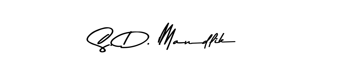 if you are searching for the best signature style for your name S. D. Mandlik. so please give up your signature search. here we have designed multiple signature styles  using Asem Kandis PERSONAL USE. S. D. Mandlik signature style 9 images and pictures png