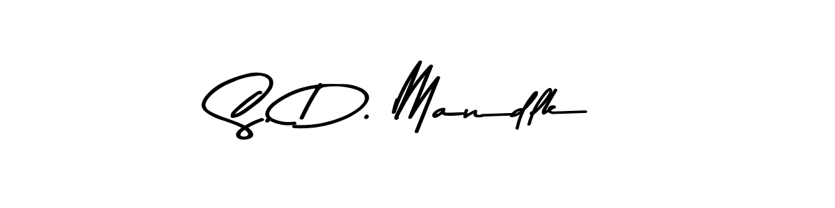 Asem Kandis PERSONAL USE is a professional signature style that is perfect for those who want to add a touch of class to their signature. It is also a great choice for those who want to make their signature more unique. Get S. D. Mandlk name to fancy signature for free. S. D. Mandlk signature style 9 images and pictures png