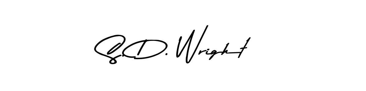 Use a signature maker to create a handwritten signature online. With this signature software, you can design (Asem Kandis PERSONAL USE) your own signature for name S. D. Wright. S. D. Wright signature style 9 images and pictures png