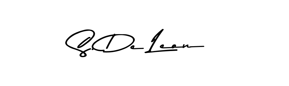 Design your own signature with our free online signature maker. With this signature software, you can create a handwritten (Asem Kandis PERSONAL USE) signature for name S. De Leon. S. De Leon signature style 9 images and pictures png