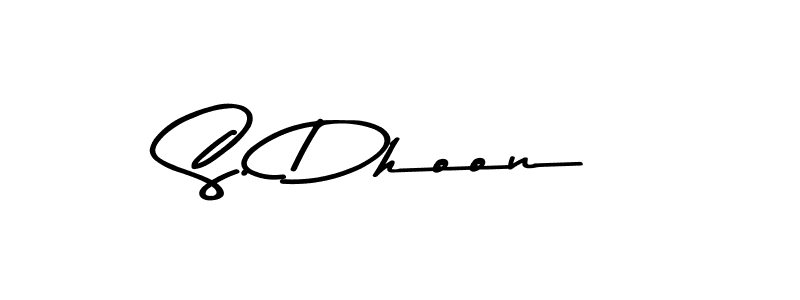 How to Draw S. Dhoon signature style? Asem Kandis PERSONAL USE is a latest design signature styles for name S. Dhoon. S. Dhoon signature style 9 images and pictures png