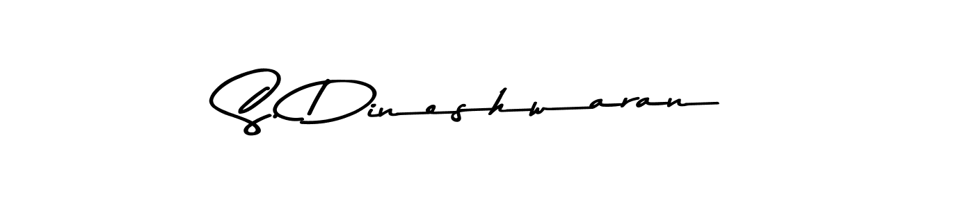 You should practise on your own different ways (Asem Kandis PERSONAL USE) to write your name (S. Dineshwaran) in signature. don't let someone else do it for you. S. Dineshwaran signature style 9 images and pictures png