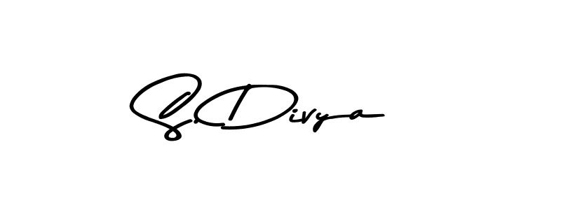 Use a signature maker to create a handwritten signature online. With this signature software, you can design (Asem Kandis PERSONAL USE) your own signature for name S. Divya. S. Divya signature style 9 images and pictures png