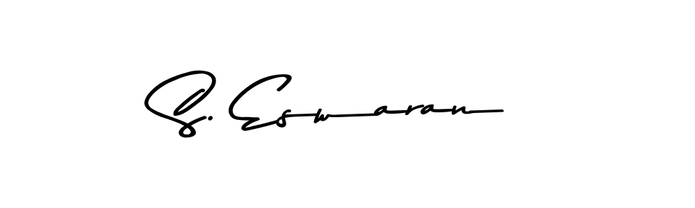 S. Eswaran stylish signature style. Best Handwritten Sign (Asem Kandis PERSONAL USE) for my name. Handwritten Signature Collection Ideas for my name S. Eswaran. S. Eswaran signature style 9 images and pictures png