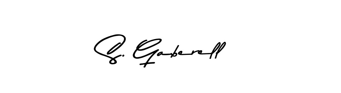 Once you've used our free online signature maker to create your best signature Asem Kandis PERSONAL USE style, it's time to enjoy all of the benefits that S. Gaberell name signing documents. S. Gaberell signature style 9 images and pictures png