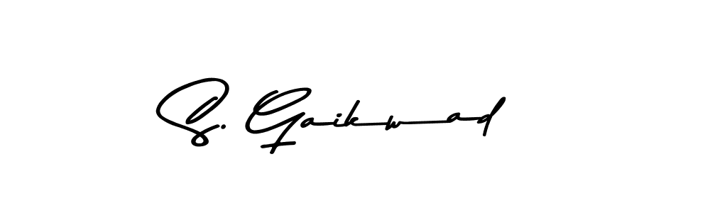 Use a signature maker to create a handwritten signature online. With this signature software, you can design (Asem Kandis PERSONAL USE) your own signature for name S. Gaikwad. S. Gaikwad signature style 9 images and pictures png