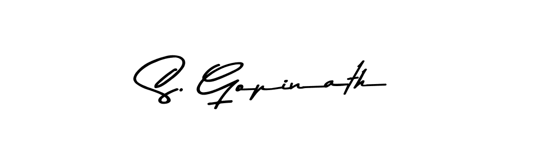 Also You can easily find your signature by using the search form. We will create S. Gopinath name handwritten signature images for you free of cost using Asem Kandis PERSONAL USE sign style. S. Gopinath signature style 9 images and pictures png