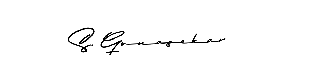 S. Gunasekar stylish signature style. Best Handwritten Sign (Asem Kandis PERSONAL USE) for my name. Handwritten Signature Collection Ideas for my name S. Gunasekar. S. Gunasekar signature style 9 images and pictures png