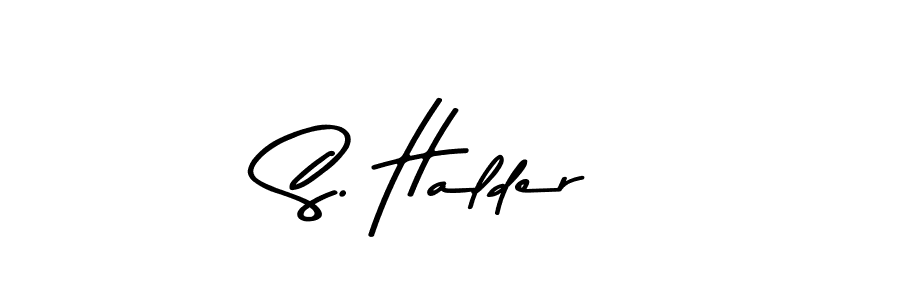 if you are searching for the best signature style for your name S. Halder. so please give up your signature search. here we have designed multiple signature styles  using Asem Kandis PERSONAL USE. S. Halder signature style 9 images and pictures png