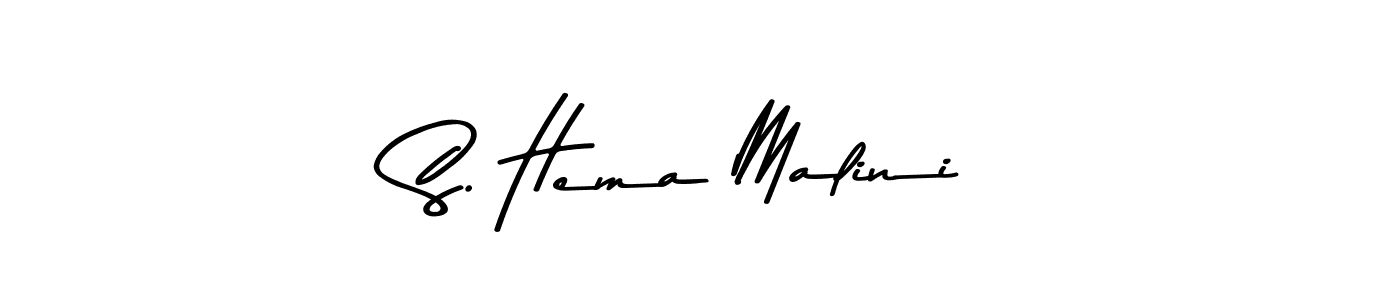 Design your own signature with our free online signature maker. With this signature software, you can create a handwritten (Asem Kandis PERSONAL USE) signature for name S. Hema Malini. S. Hema Malini signature style 9 images and pictures png