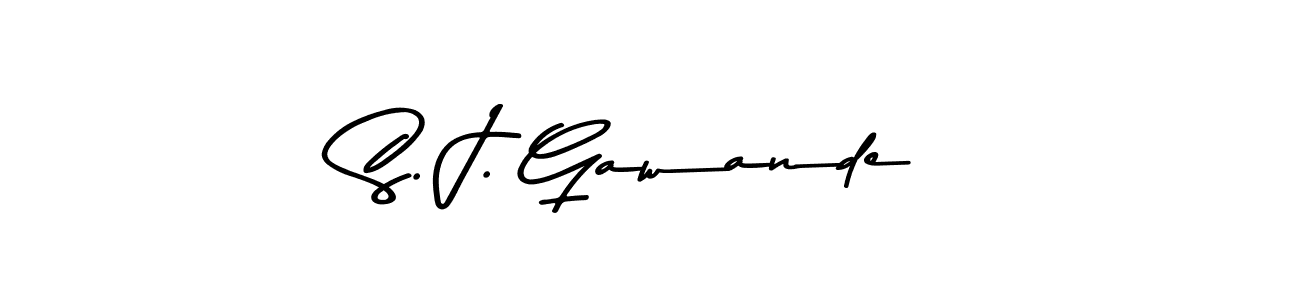 Here are the top 10 professional signature styles for the name S. J. Gawande. These are the best autograph styles you can use for your name. S. J. Gawande signature style 9 images and pictures png