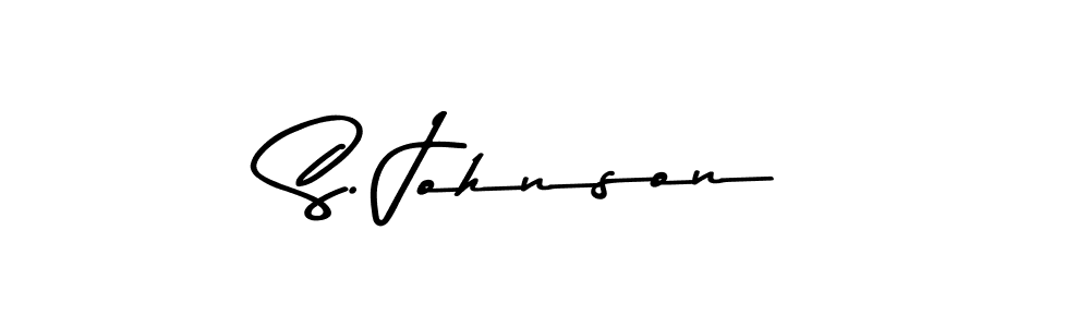 S. Johnson stylish signature style. Best Handwritten Sign (Asem Kandis PERSONAL USE) for my name. Handwritten Signature Collection Ideas for my name S. Johnson. S. Johnson signature style 9 images and pictures png