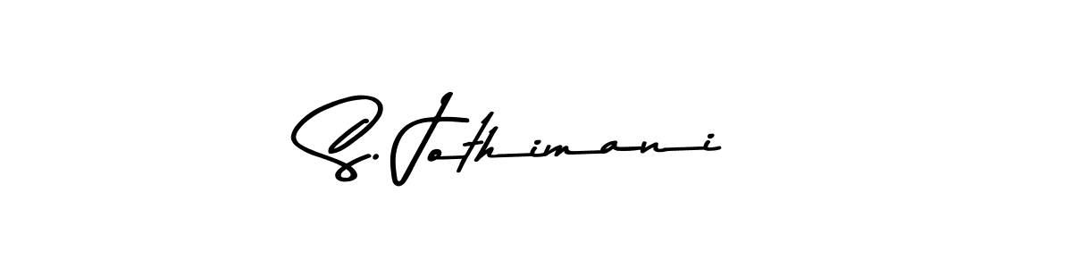 Use a signature maker to create a handwritten signature online. With this signature software, you can design (Asem Kandis PERSONAL USE) your own signature for name S. Jothimani. S. Jothimani signature style 9 images and pictures png