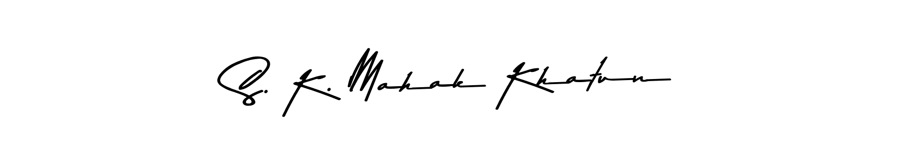 Once you've used our free online signature maker to create your best signature Asem Kandis PERSONAL USE style, it's time to enjoy all of the benefits that S. K. Mahak Khatun name signing documents. S. K. Mahak Khatun signature style 9 images and pictures png