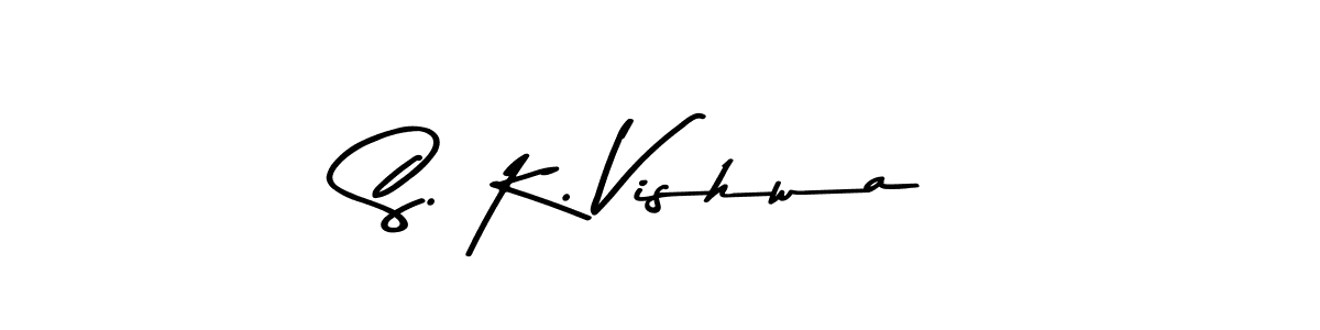 Asem Kandis PERSONAL USE is a professional signature style that is perfect for those who want to add a touch of class to their signature. It is also a great choice for those who want to make their signature more unique. Get S. K. Vishwa name to fancy signature for free. S. K. Vishwa signature style 9 images and pictures png