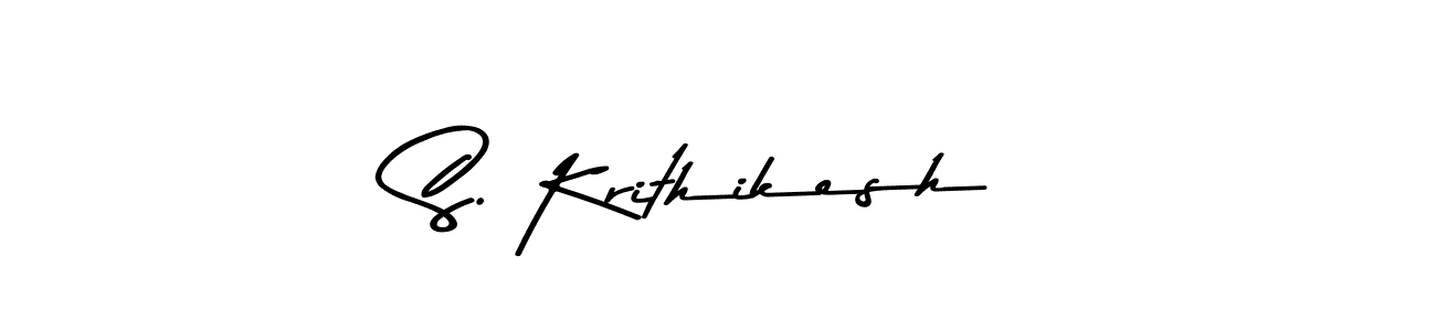 Also we have S. Krithikesh name is the best signature style. Create professional handwritten signature collection using Asem Kandis PERSONAL USE autograph style. S. Krithikesh signature style 9 images and pictures png