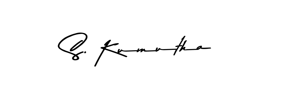 S. Kumutha stylish signature style. Best Handwritten Sign (Asem Kandis PERSONAL USE) for my name. Handwritten Signature Collection Ideas for my name S. Kumutha. S. Kumutha signature style 9 images and pictures png