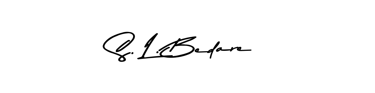 Best and Professional Signature Style for S. L. Bedare. Asem Kandis PERSONAL USE Best Signature Style Collection. S. L. Bedare signature style 9 images and pictures png