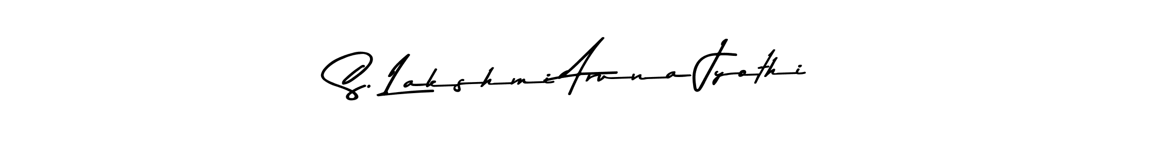 You should practise on your own different ways (Asem Kandis PERSONAL USE) to write your name (S. Lakshmi Aruna Jyothi) in signature. don't let someone else do it for you. S. Lakshmi Aruna Jyothi signature style 9 images and pictures png