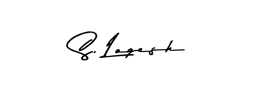 Also You can easily find your signature by using the search form. We will create S. Logesh name handwritten signature images for you free of cost using Asem Kandis PERSONAL USE sign style. S. Logesh signature style 9 images and pictures png