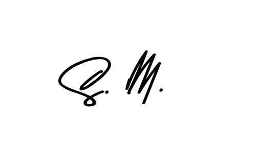 Design your own signature with our free online signature maker. With this signature software, you can create a handwritten (Asem Kandis PERSONAL USE) signature for name S. M.. S. M. signature style 9 images and pictures png