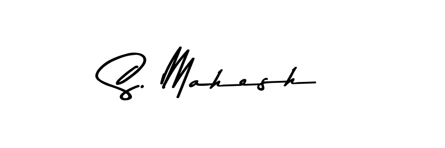 Create a beautiful signature design for name S. Mahesh. With this signature (Asem Kandis PERSONAL USE) fonts, you can make a handwritten signature for free. S. Mahesh signature style 9 images and pictures png