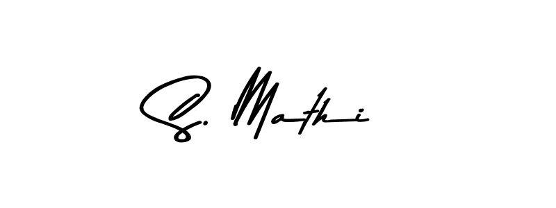 S. Mathi stylish signature style. Best Handwritten Sign (Asem Kandis PERSONAL USE) for my name. Handwritten Signature Collection Ideas for my name S. Mathi. S. Mathi signature style 9 images and pictures png