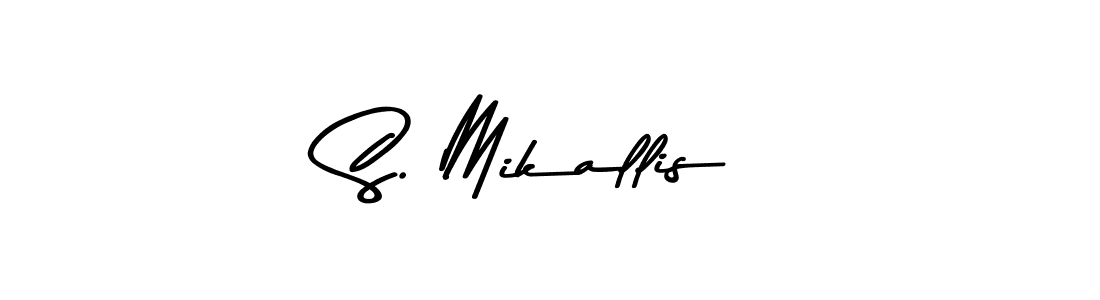 How to Draw S. Mikallis signature style? Asem Kandis PERSONAL USE is a latest design signature styles for name S. Mikallis. S. Mikallis signature style 9 images and pictures png