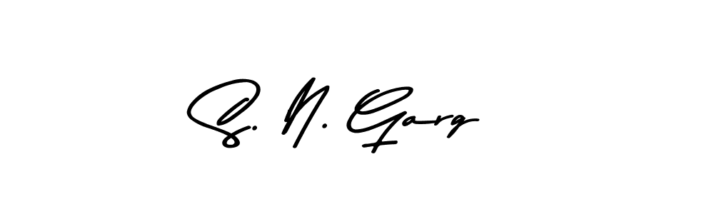 This is the best signature style for the S. N. Garg name. Also you like these signature font (Asem Kandis PERSONAL USE). Mix name signature. S. N. Garg signature style 9 images and pictures png