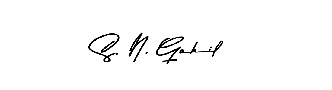 Check out images of Autograph of S. N. Gohil name. Actor S. N. Gohil Signature Style. Asem Kandis PERSONAL USE is a professional sign style online. S. N. Gohil signature style 9 images and pictures png