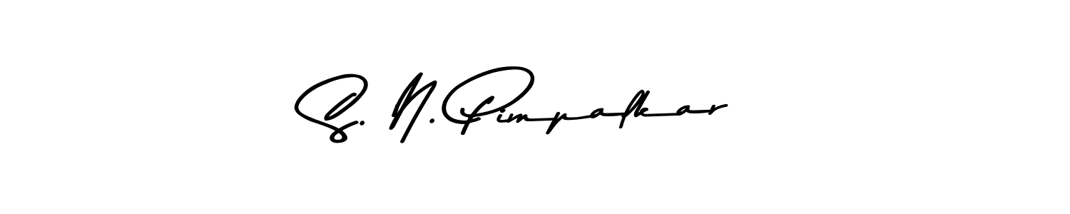 How to make S. N. Pimpalkar signature? Asem Kandis PERSONAL USE is a professional autograph style. Create handwritten signature for S. N. Pimpalkar name. S. N. Pimpalkar signature style 9 images and pictures png