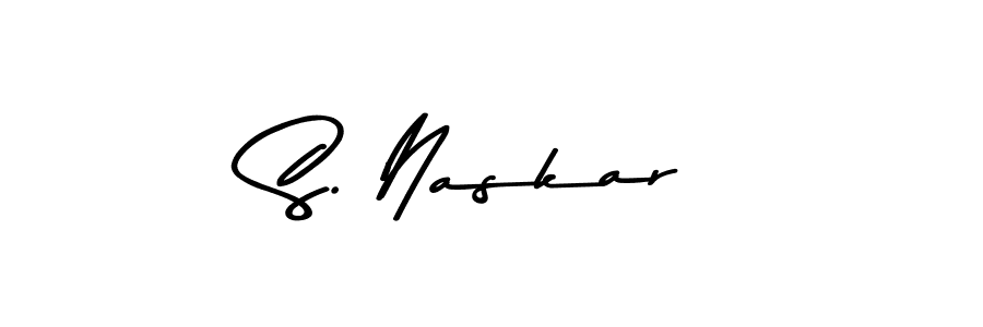 You should practise on your own different ways (Asem Kandis PERSONAL USE) to write your name (S. Naskar) in signature. don't let someone else do it for you. S. Naskar signature style 9 images and pictures png