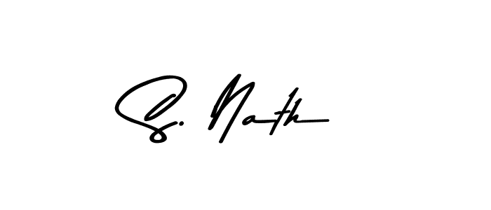 Use a signature maker to create a handwritten signature online. With this signature software, you can design (Asem Kandis PERSONAL USE) your own signature for name S. Nath. S. Nath signature style 9 images and pictures png