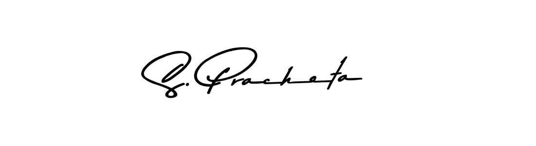 Create a beautiful signature design for name S. Pracheta. With this signature (Asem Kandis PERSONAL USE) fonts, you can make a handwritten signature for free. S. Pracheta signature style 9 images and pictures png