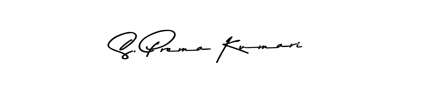 The best way (Asem Kandis PERSONAL USE) to make a short signature is to pick only two or three words in your name. The name S. Prema Kumari include a total of six letters. For converting this name. S. Prema Kumari signature style 9 images and pictures png