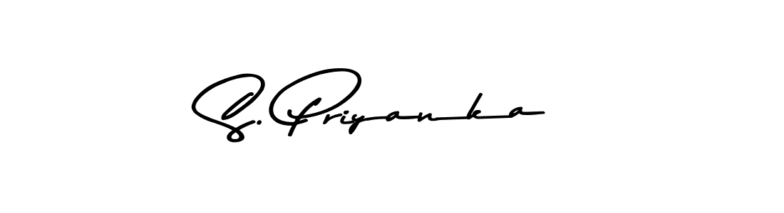 Create a beautiful signature design for name S. Priyanka. With this signature (Asem Kandis PERSONAL USE) fonts, you can make a handwritten signature for free. S. Priyanka signature style 9 images and pictures png