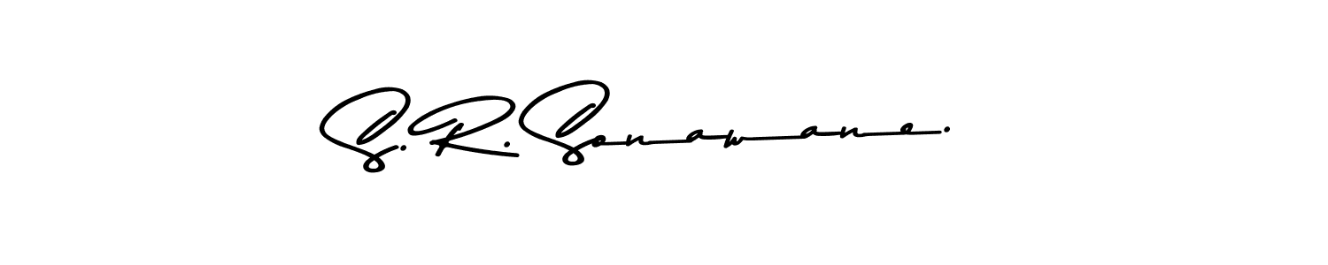 Design your own signature with our free online signature maker. With this signature software, you can create a handwritten (Asem Kandis PERSONAL USE) signature for name S. R. Sonawane.. S. R. Sonawane. signature style 9 images and pictures png