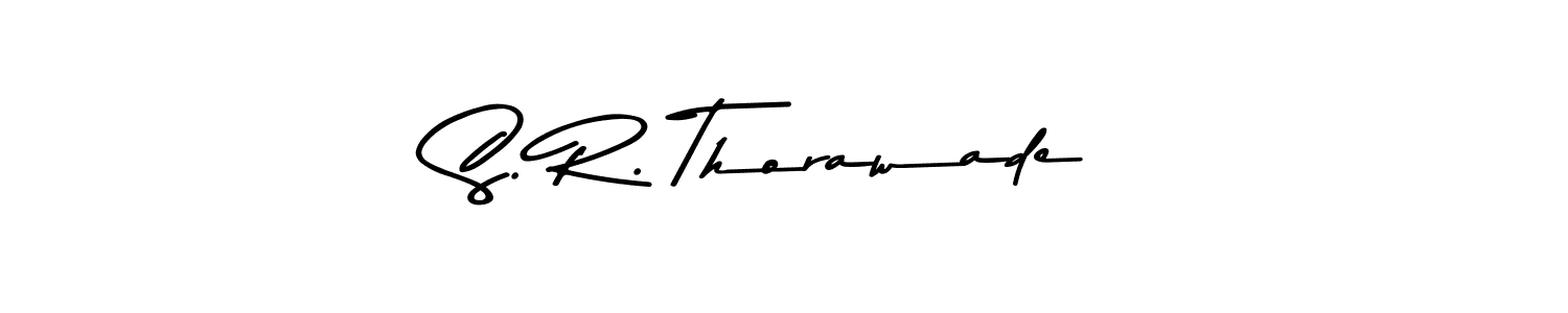 How to make S. R. Thorawade signature? Asem Kandis PERSONAL USE is a professional autograph style. Create handwritten signature for S. R. Thorawade name. S. R. Thorawade signature style 9 images and pictures png