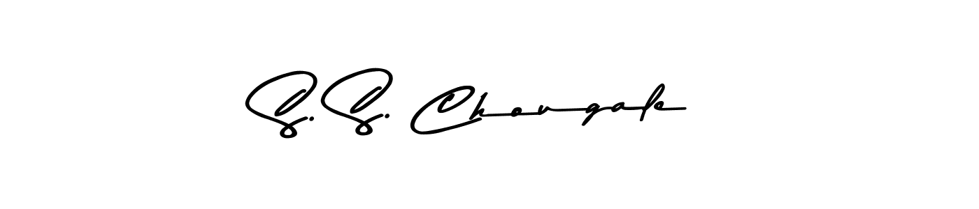 Make a beautiful signature design for name S. S. Chougale. Use this online signature maker to create a handwritten signature for free. S. S. Chougale signature style 9 images and pictures png