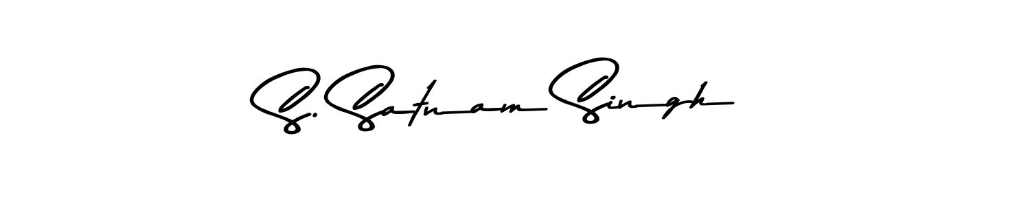 S. Satnam Singh stylish signature style. Best Handwritten Sign (Asem Kandis PERSONAL USE) for my name. Handwritten Signature Collection Ideas for my name S. Satnam Singh. S. Satnam Singh signature style 9 images and pictures png