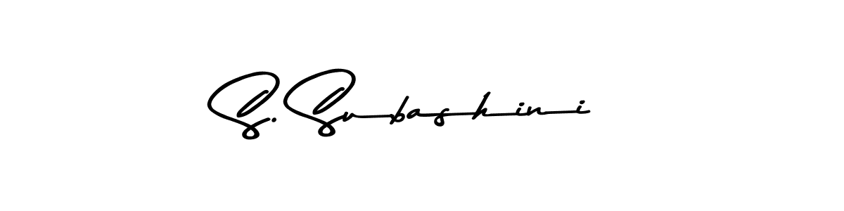 It looks lik you need a new signature style for name S. Subashini. Design unique handwritten (Asem Kandis PERSONAL USE) signature with our free signature maker in just a few clicks. S. Subashini signature style 9 images and pictures png