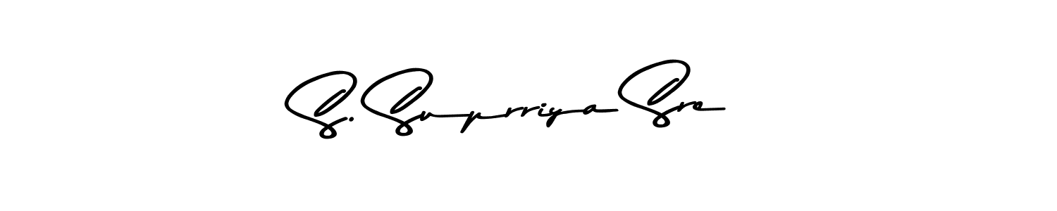 This is the best signature style for the S. Suprriya Sre name. Also you like these signature font (Asem Kandis PERSONAL USE). Mix name signature. S. Suprriya Sre signature style 9 images and pictures png