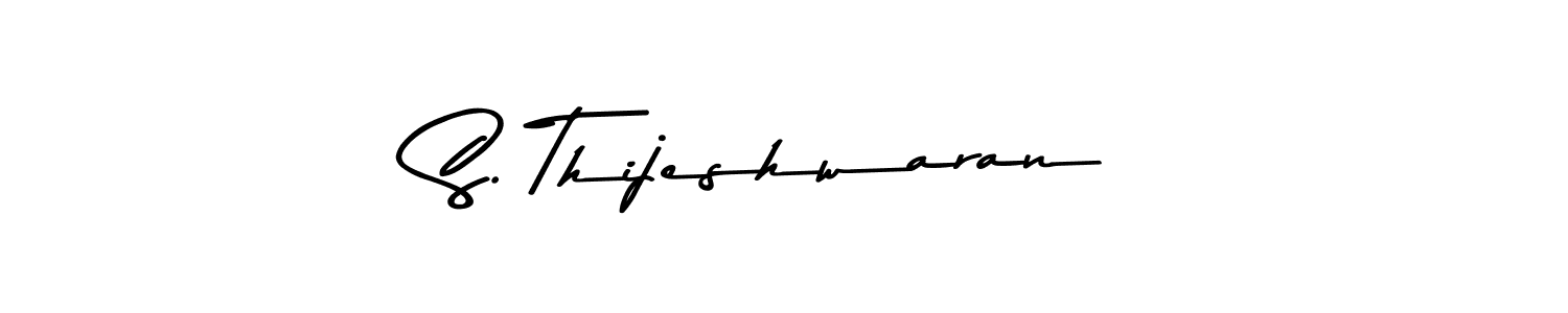 How to Draw S. Thijeshwaran signature style? Asem Kandis PERSONAL USE is a latest design signature styles for name S. Thijeshwaran. S. Thijeshwaran signature style 9 images and pictures png