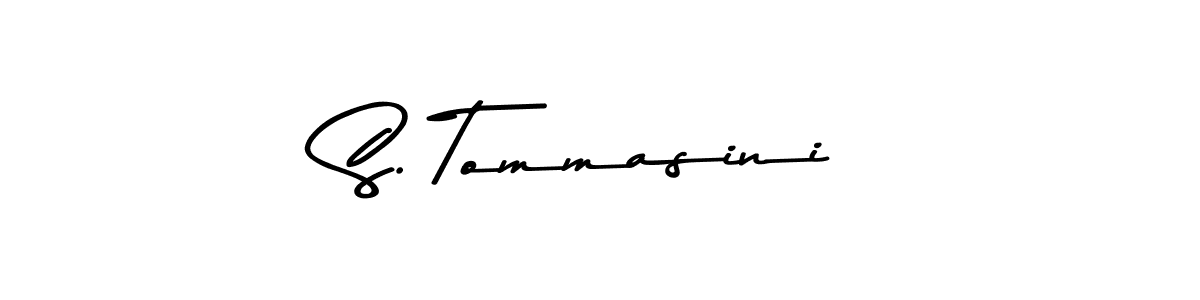 Also You can easily find your signature by using the search form. We will create S. Tommasini name handwritten signature images for you free of cost using Asem Kandis PERSONAL USE sign style. S. Tommasini signature style 9 images and pictures png