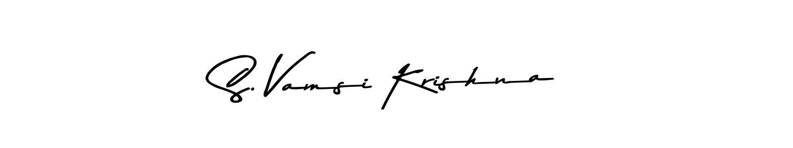 Similarly Asem Kandis PERSONAL USE is the best handwritten signature design. Signature creator online .You can use it as an online autograph creator for name S. Vamsi Krishna. S. Vamsi Krishna signature style 9 images and pictures png