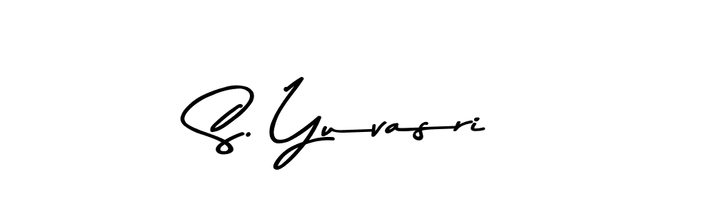 Make a beautiful signature design for name S. Yuvasri. With this signature (Asem Kandis PERSONAL USE) style, you can create a handwritten signature for free. S. Yuvasri signature style 9 images and pictures png