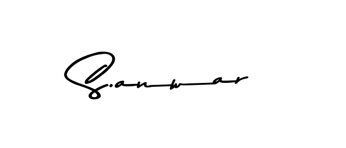 Make a beautiful signature design for name S.anwar. Use this online signature maker to create a handwritten signature for free. S.anwar signature style 9 images and pictures png