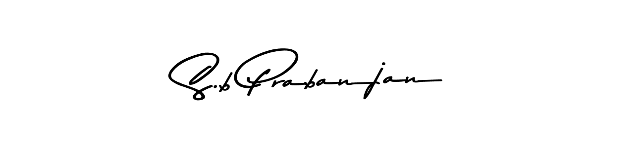 Here are the top 10 professional signature styles for the name S.b Prabanjan. These are the best autograph styles you can use for your name. S.b Prabanjan signature style 9 images and pictures png