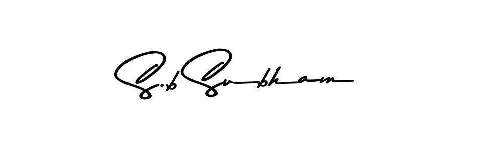 You can use this online signature creator to create a handwritten signature for the name S.b Subham. This is the best online autograph maker. S.b Subham signature style 9 images and pictures png